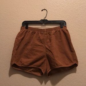American apparel corduroy shorts